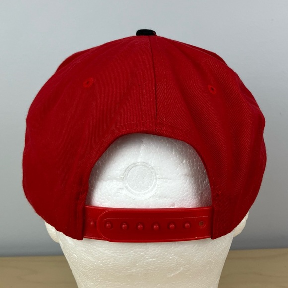 Cincinnati Reds MLB Snapback Hat Logo Athletic Red & Black Embroidered Logo - Picture 5 of 12